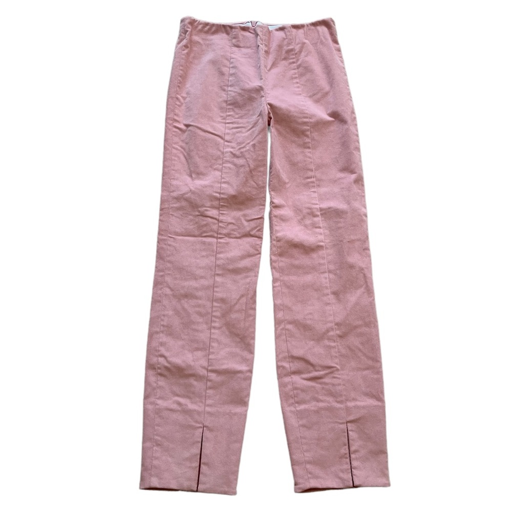 Lela Rose Pearl Pink(Rose) Velvet "Susie" Pant 2